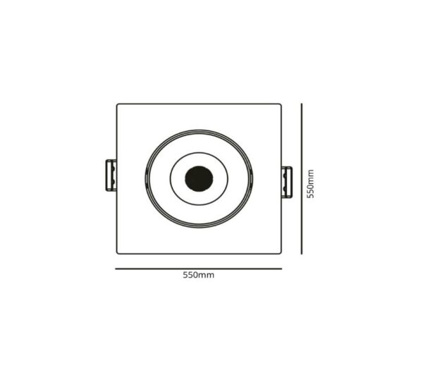 Spot Embutir Quadrado 5W - Image 2