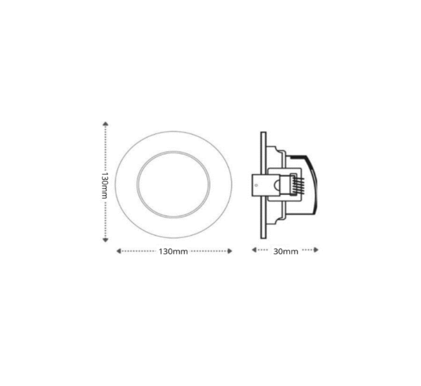 Spot Embutir Redondo 10W - Image 2