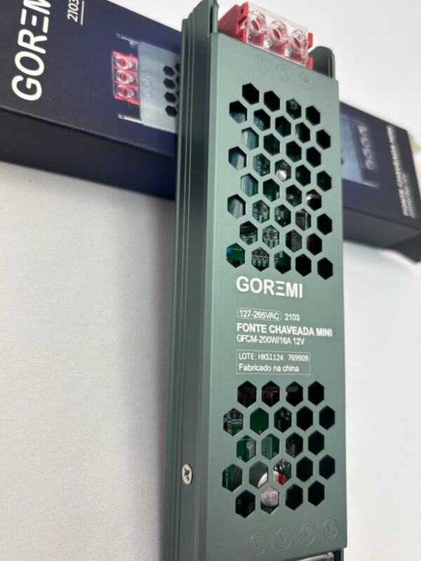 FONTE CHAVEADA SLIM 16A 12 V - Image 3