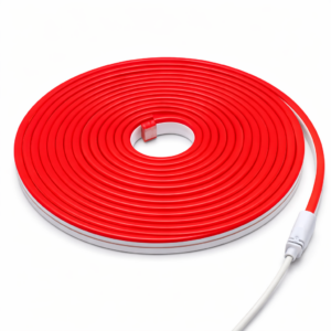 NEON FLEX 12V ROLO COM 5 METROS CORTE 2,5CM - VERMELHO