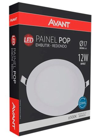 12W Embutir redondo bf av